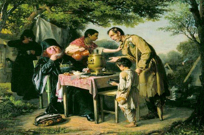 Перов В.Г. "Чаепитие в Мытищах"