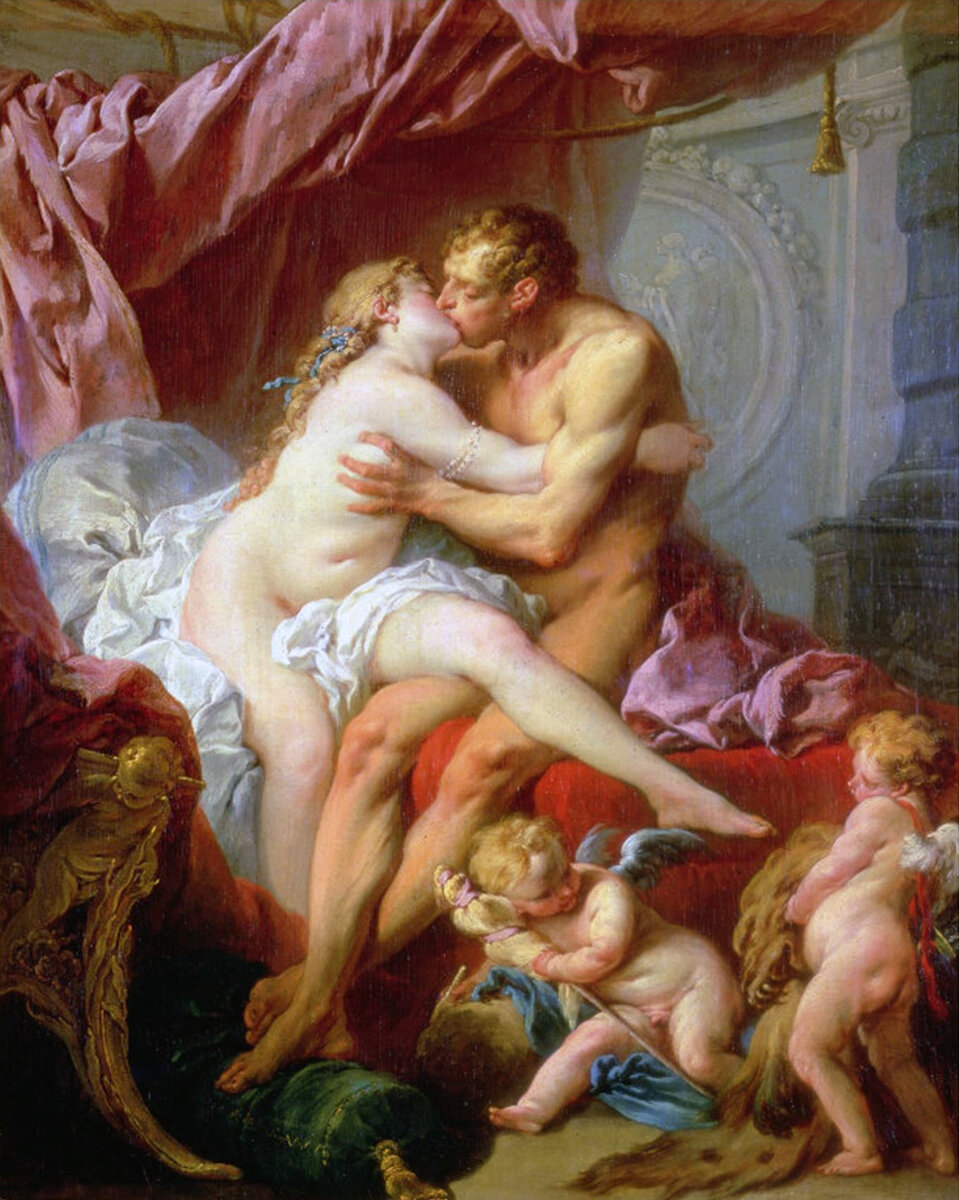 Франсуа Буше. «Геркулес и Омфала». 1732-1734, ГМИИ