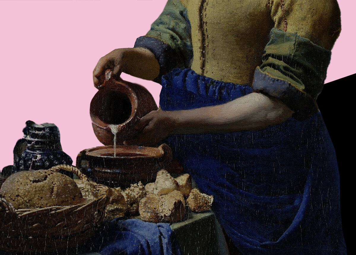 Фрагмент картины Яна Вермеера