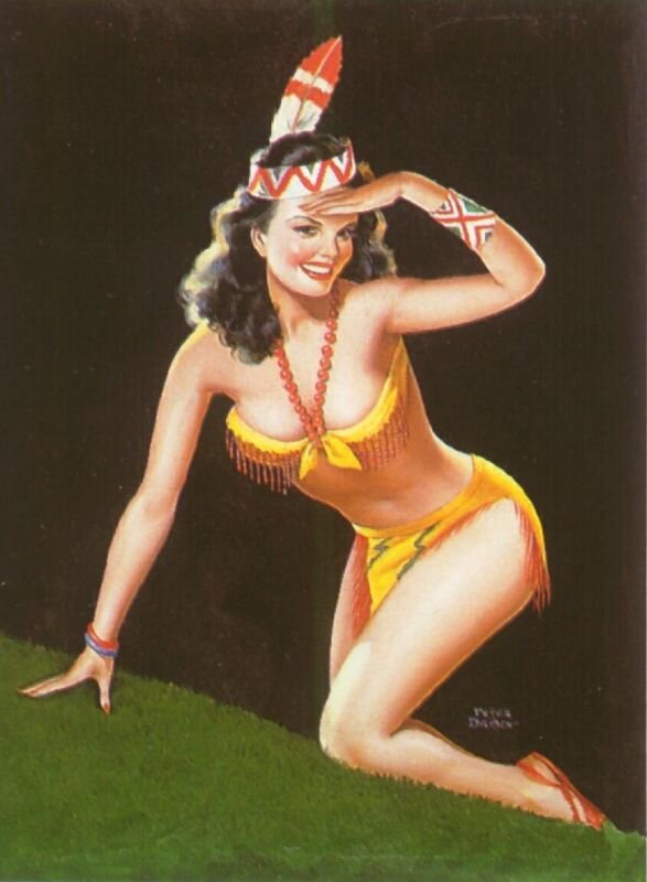 Автор работы Питер Дрибен (pin-up Peter Driben)
