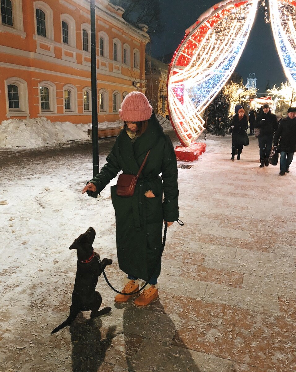 бомж Евгения и её верный друг