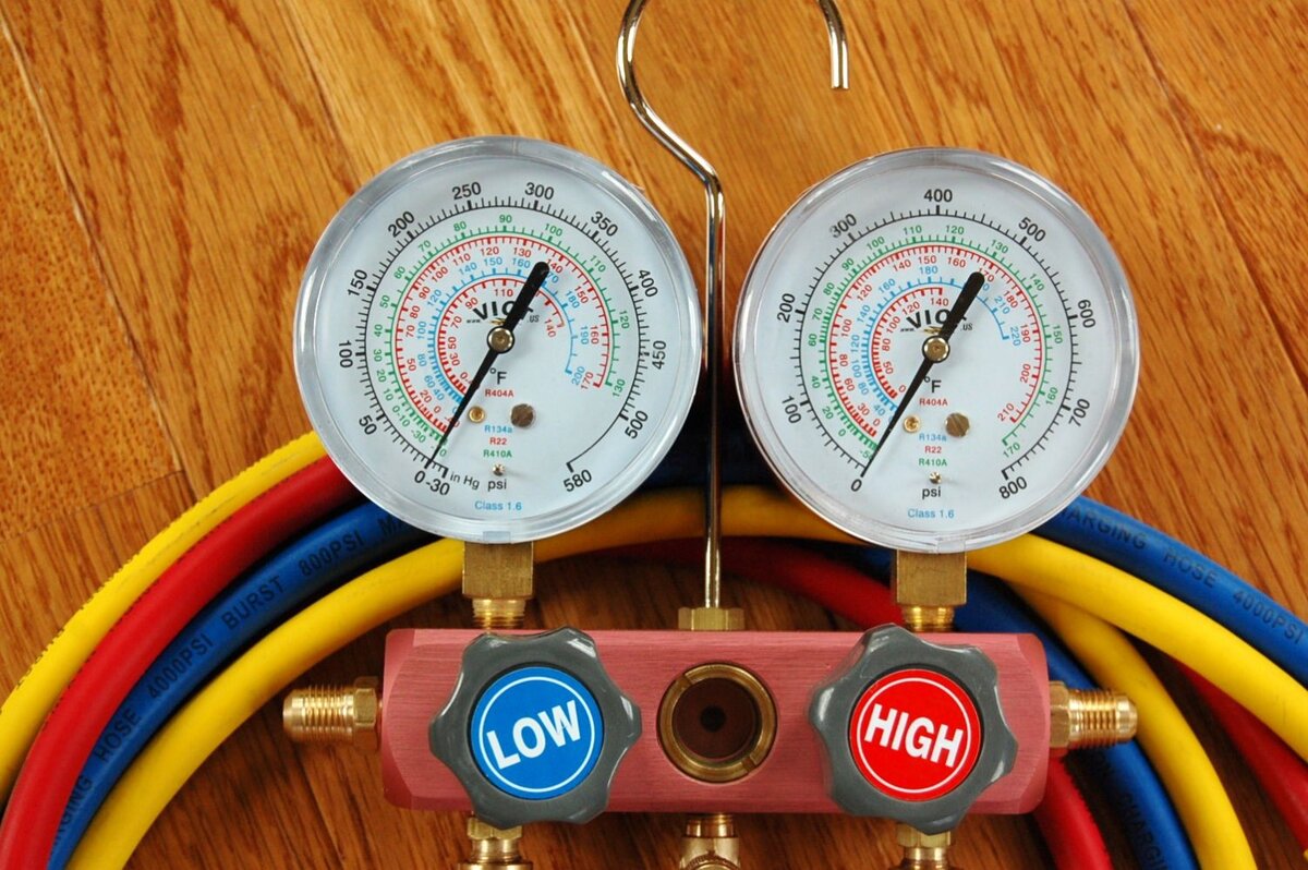 Самодельная станция для заправки автокондиционеров