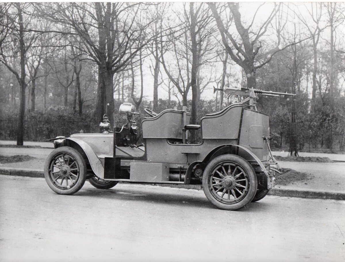 Французские тачанки. Automitrailleuse Panhard-Genty. 1904. Первая боевая  машина для Африки. | Remont1969 | Дзен