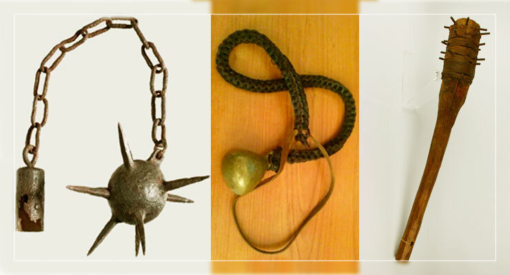 Рыцарский моргенштерн, русский кистень, палица