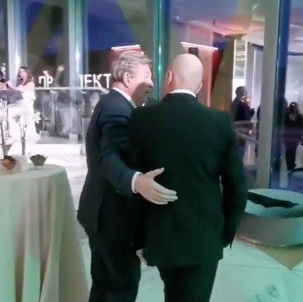 Лев Лещенко и Игорь Крутой на вечеринке в честь дня рождения Аллы Крутой