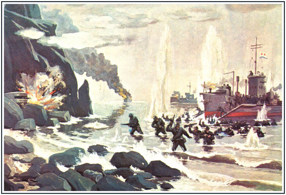 все фото ввзяты из открытых источников,подобная картина  находится в музее Северо-Курильска