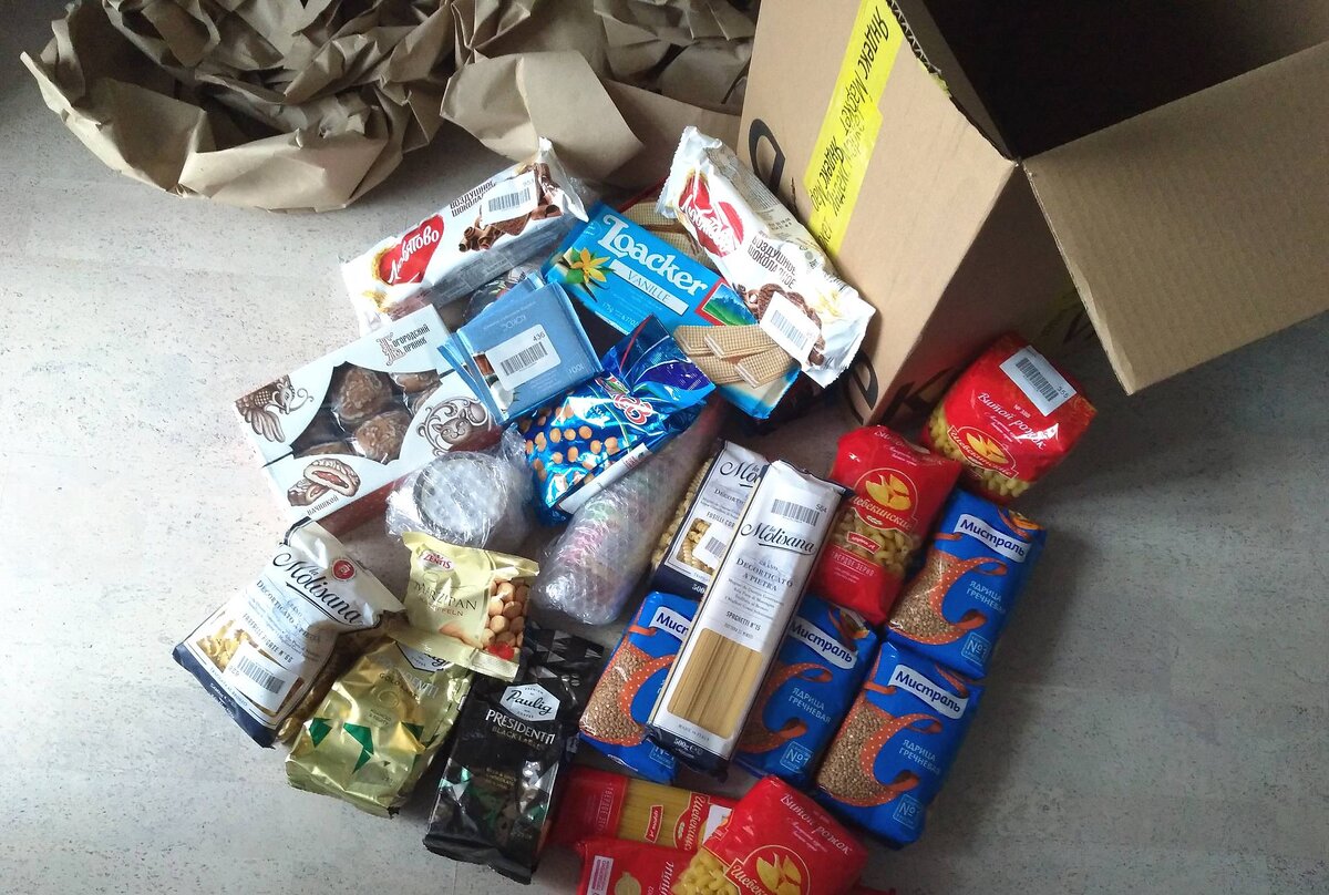 Очередной заказ с Яндекс.Маркета. Продукты питания