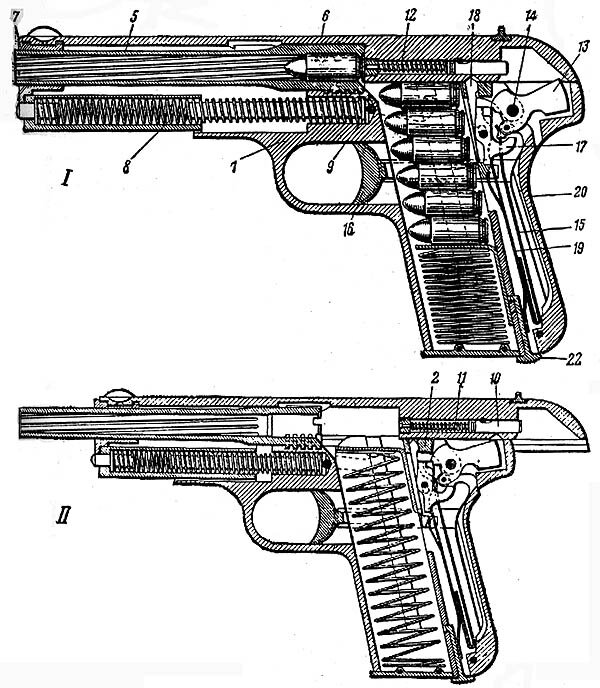 Браунинг пистолет схема