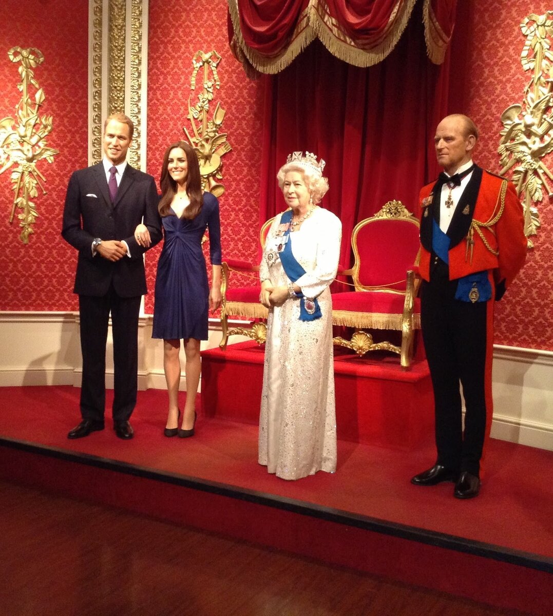 Экспонаты музея Мадам Тюссо