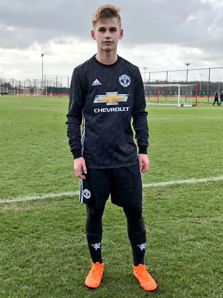 Сергей Пиняев на стажировке в Манчестер Юнайтед.