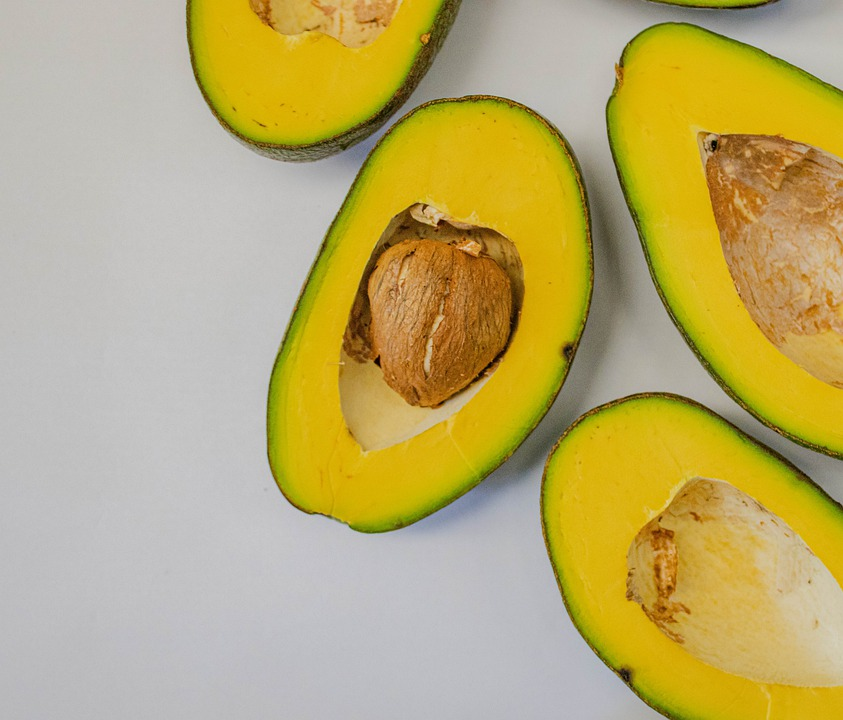 Авокадо в разрезе