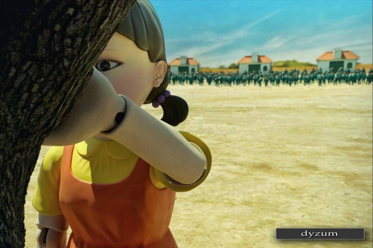 Кадр из сериала "Игра в кальмара"