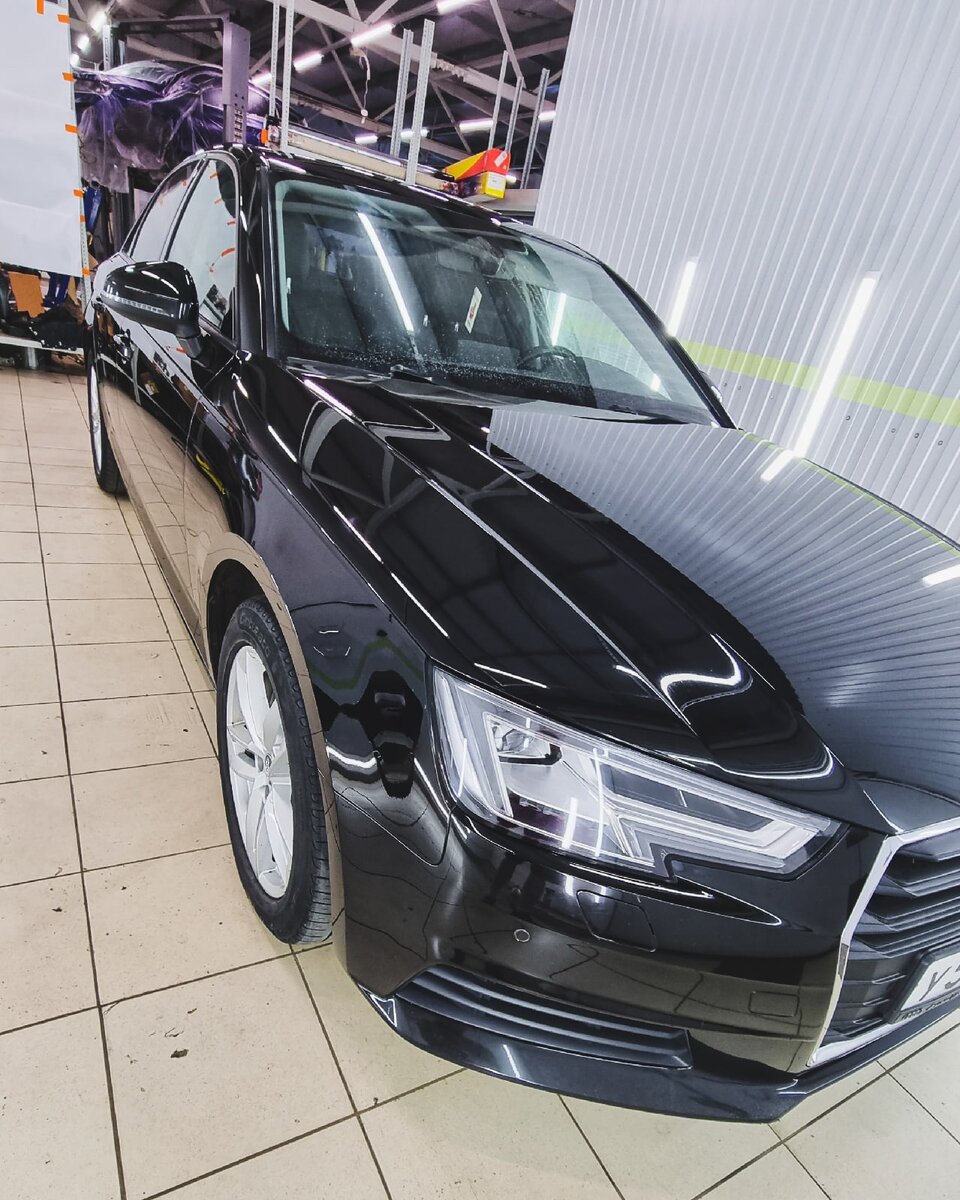 AUDI A4 после полировки