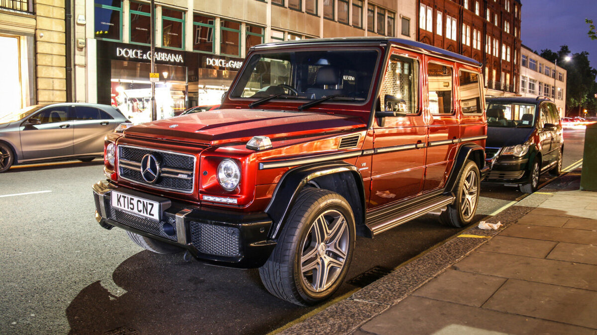 Mercedes Benz g63 Crazy Color Edition