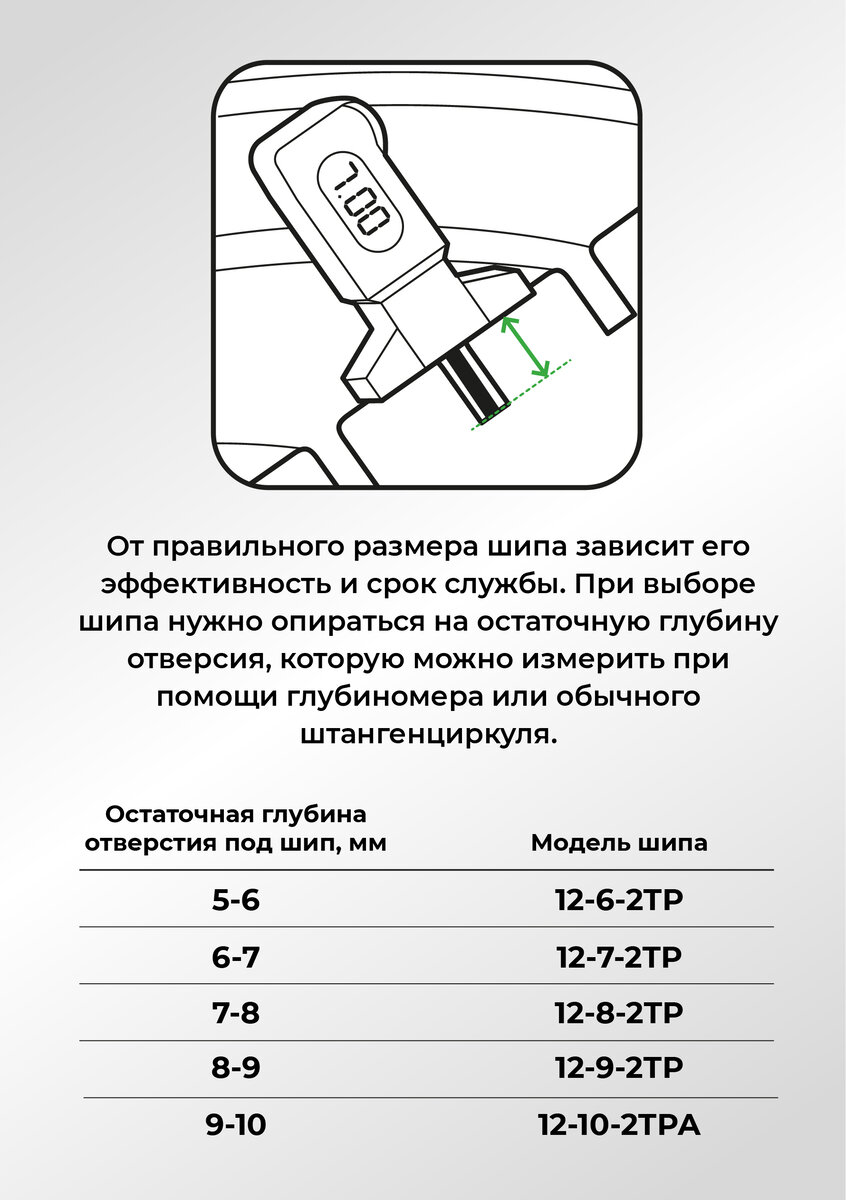Представьте ситуацию - близится сезон “переобувки”, но вы обнаружили, что на ваших зимних шинах не хватает шипов. Пригляделись, а не хватает столько, что ездить уже опасно.-7