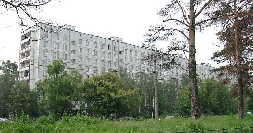 Один из фенольных домов по адресу Открытое шоссе, д. 24, корп.1. Сейчас уже снесен