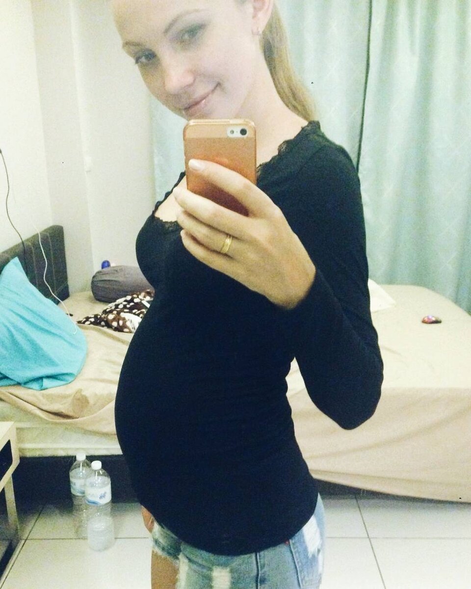 5-6 месяц беременности.