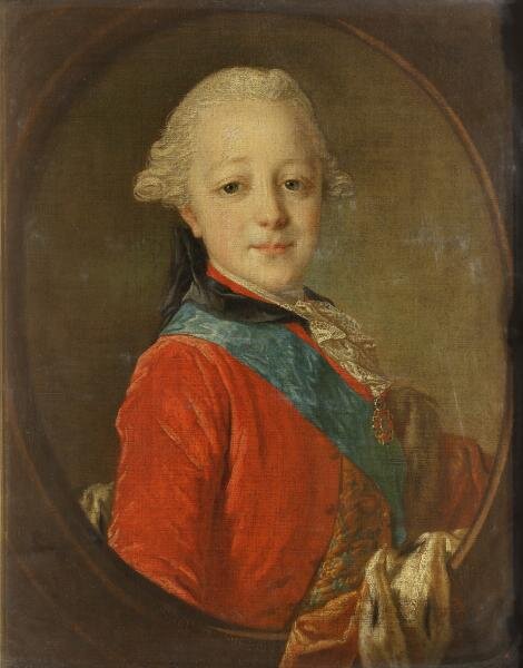 Фёдор Рокотов. Портрет великого князя Павла Петровича (будущего императора Павла I) в детстве. 1761. Русский музей