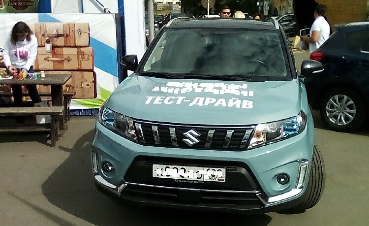 Новенький Сузуки Витара в Уфе на выездном тест драйве.