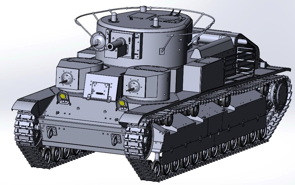 Нарисовать танк т 28