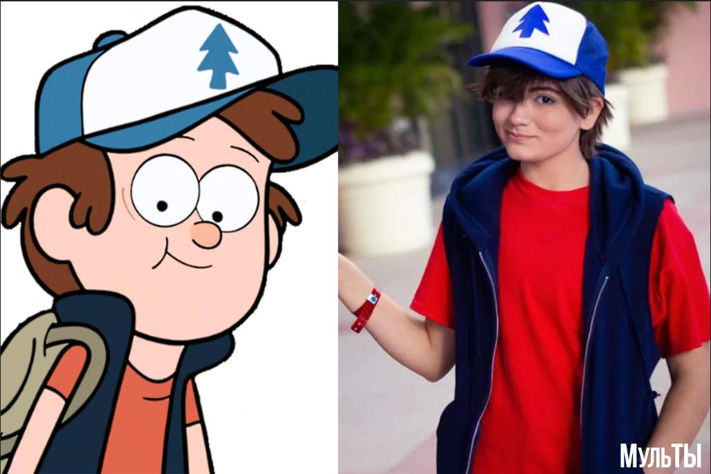 Как выглядит гравити фолз в реальной жизни Gravity Falls costumes and cosplay. Rose City ComiCon 2014. Wendy & Dipper Gravi