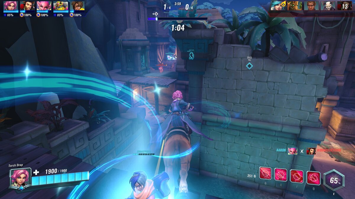 Скриншот с игры Paladins