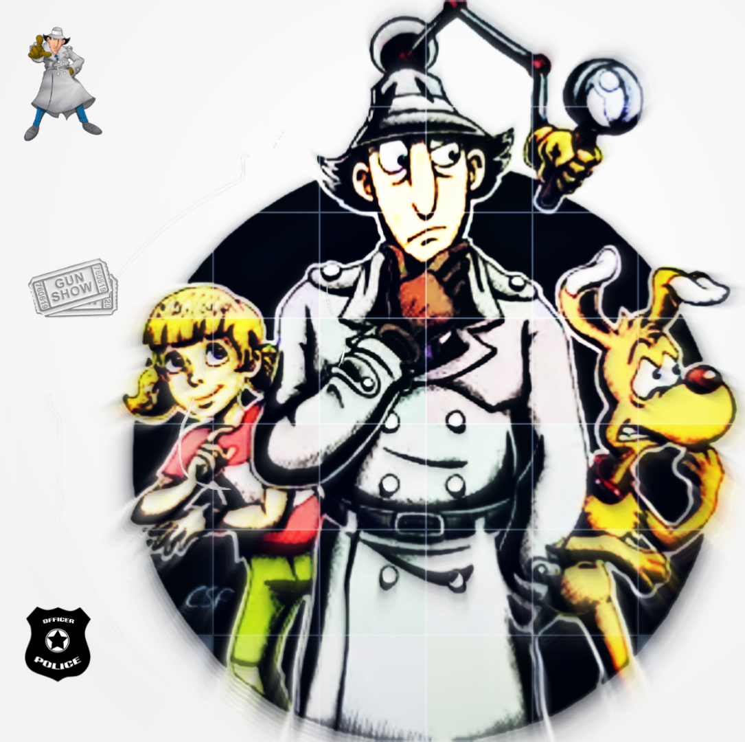 Фан-арт на команду Инспектора Гаджета