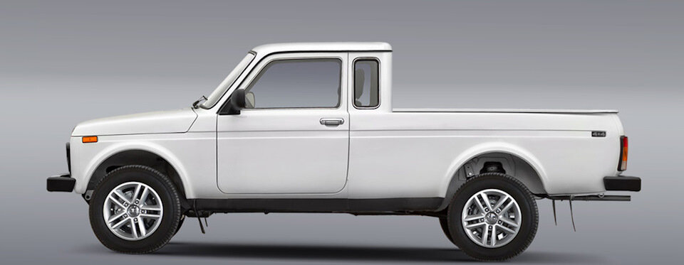 НИВА ВОЛК - 2 места но зато более длинный грузовой отсек