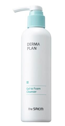 the SAEM Derma Plan Gel to Form Cleanser 180ml