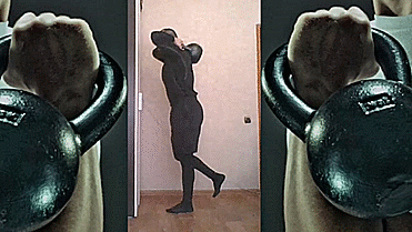 Упражнение №2 (выпады с опусканием колена недалеко от пятки опорной ноги)