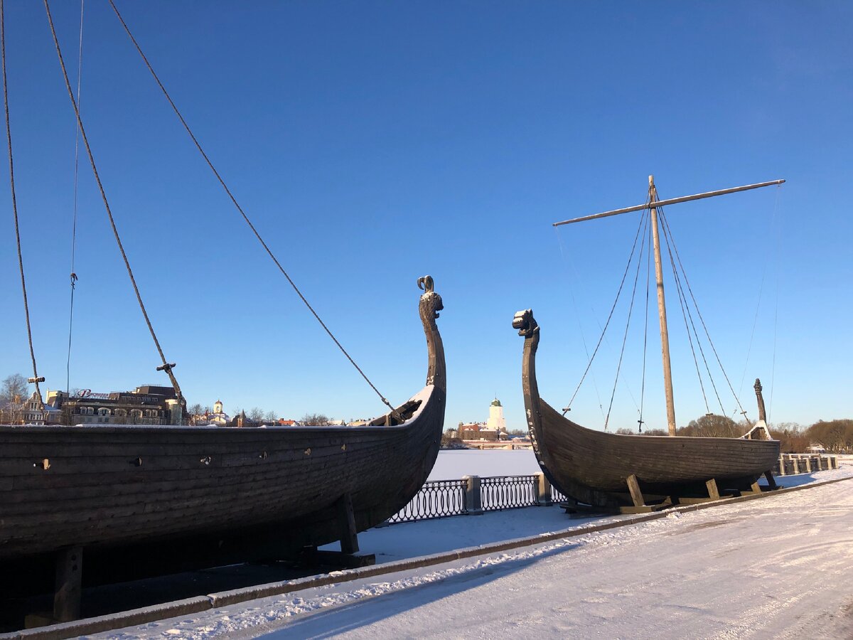 Драккары викингов, Выборг