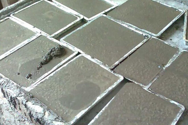 Самостоятельное изготовление тротуарной плитки