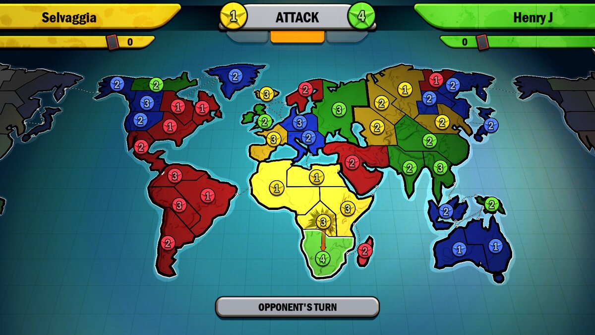 Для людей с красно-зеленым дальтонизмом это сражение огромной коалиции желтых против уступающих синих