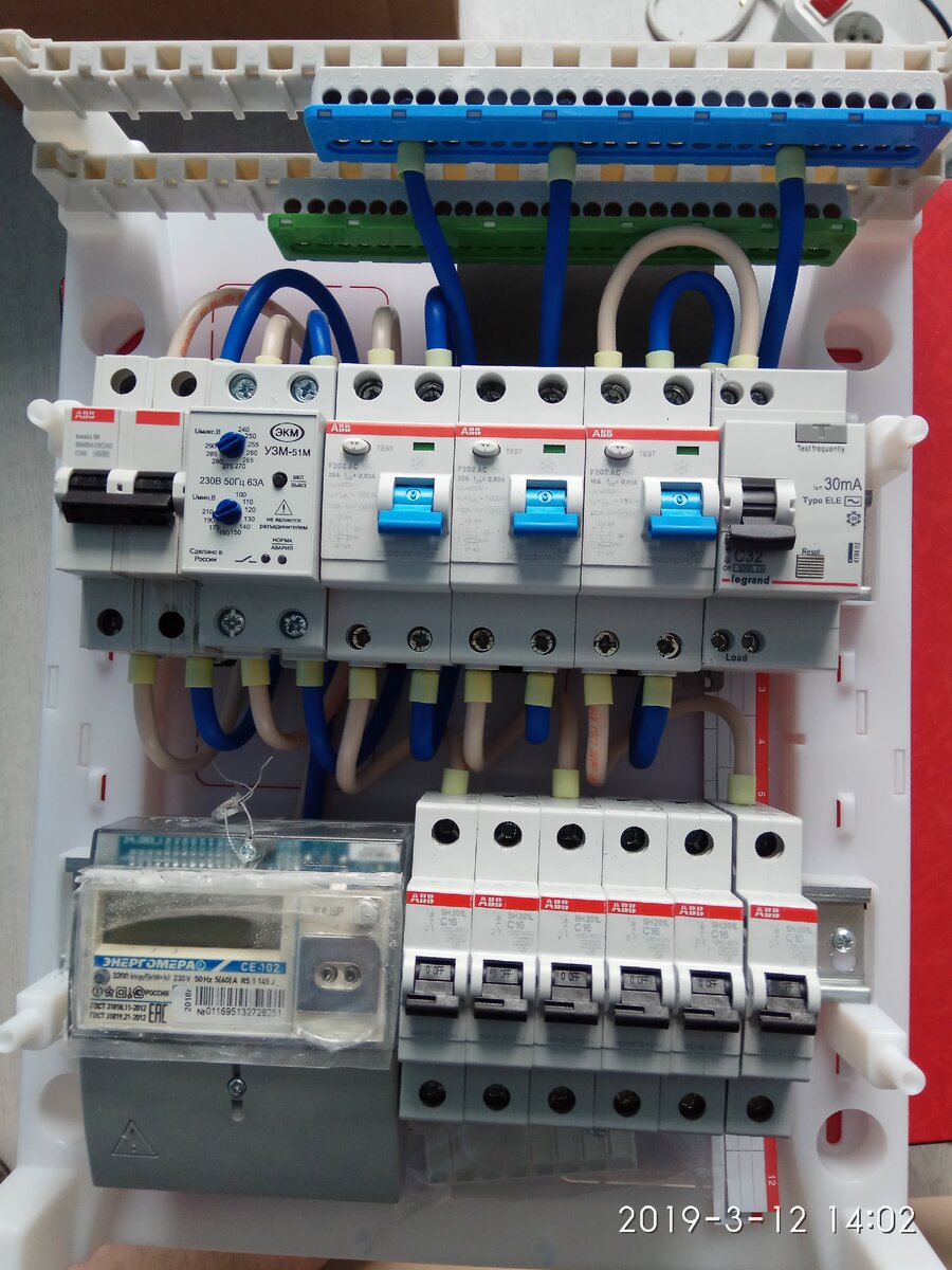 Обычный электро-щиток для студии