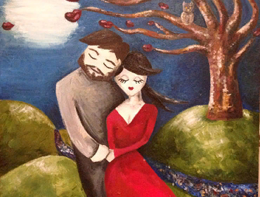  картина Хлоя Майо (Chloe Mayo), художница из Великобритании 