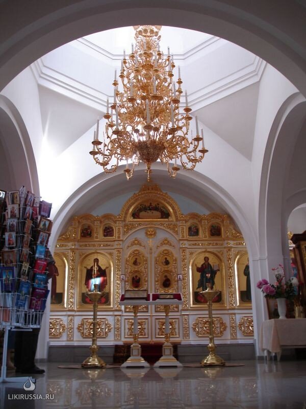 Храм Матроны Московской изнутри