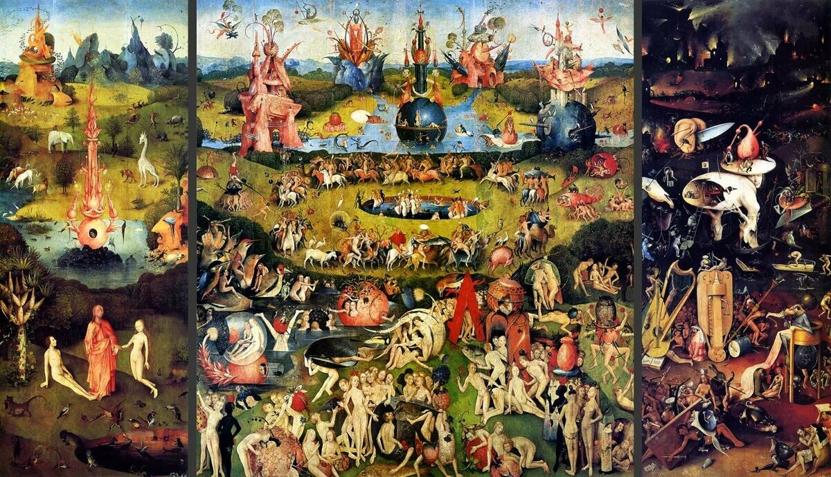 И. Босх. Сад земных наслаждений. 1500—1510. Музей Прадо. Мадрид