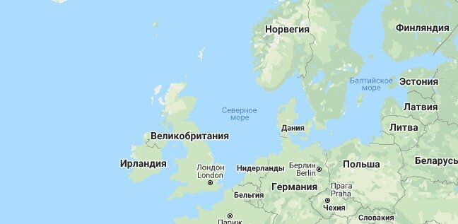 Северное море, каким мы его можем видеть сейчас