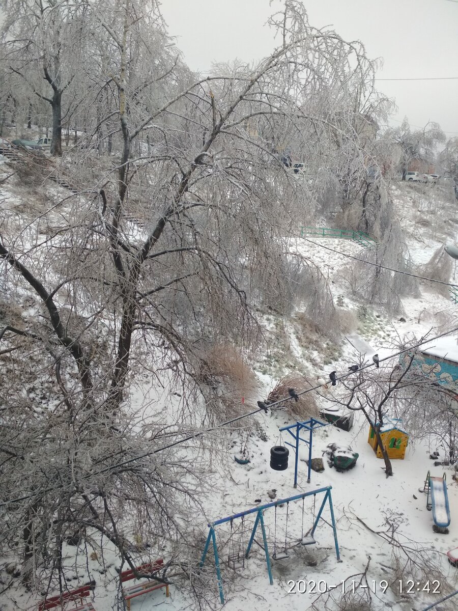 Обледенение Владивостока