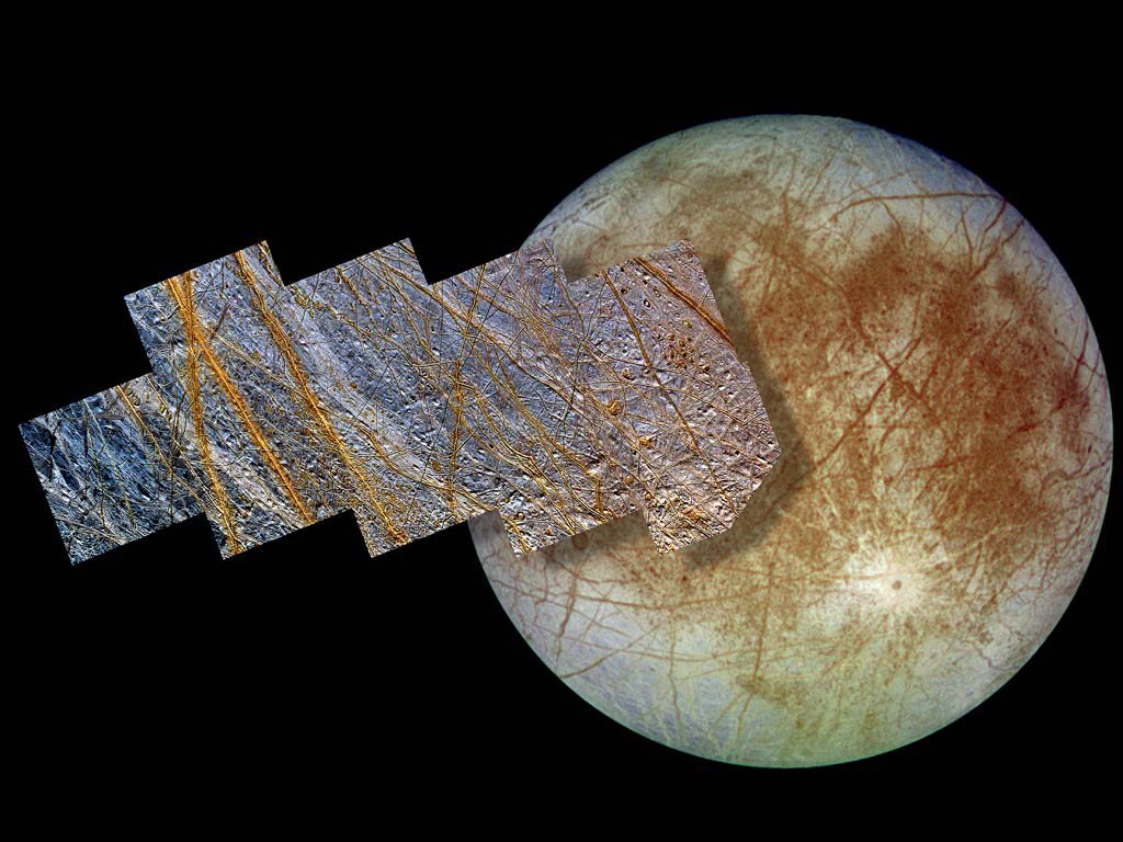 Европа спутник юпитера фото поверхности