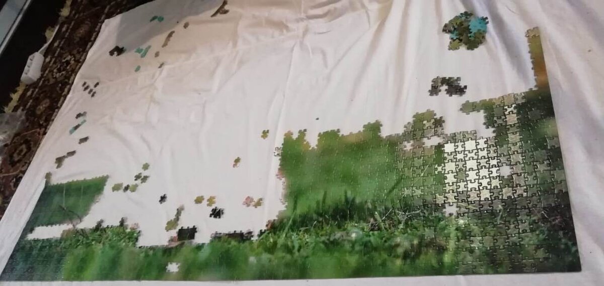 на начальном этапе сборки