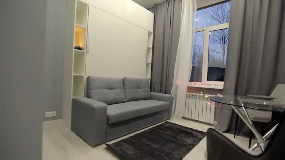 Дизайн однокомнатной квартиры.