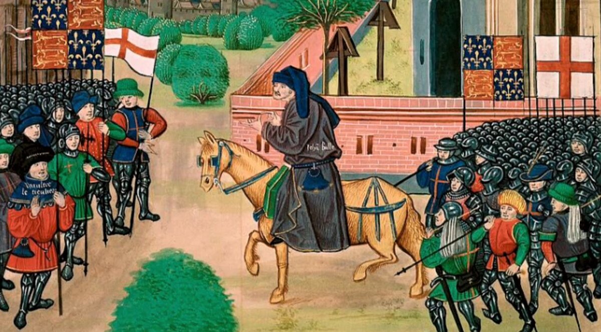 Крестьянский бунт 1381 года, после которого налог на жизнь отменили. Источник https://vk.cc/bWUAd1