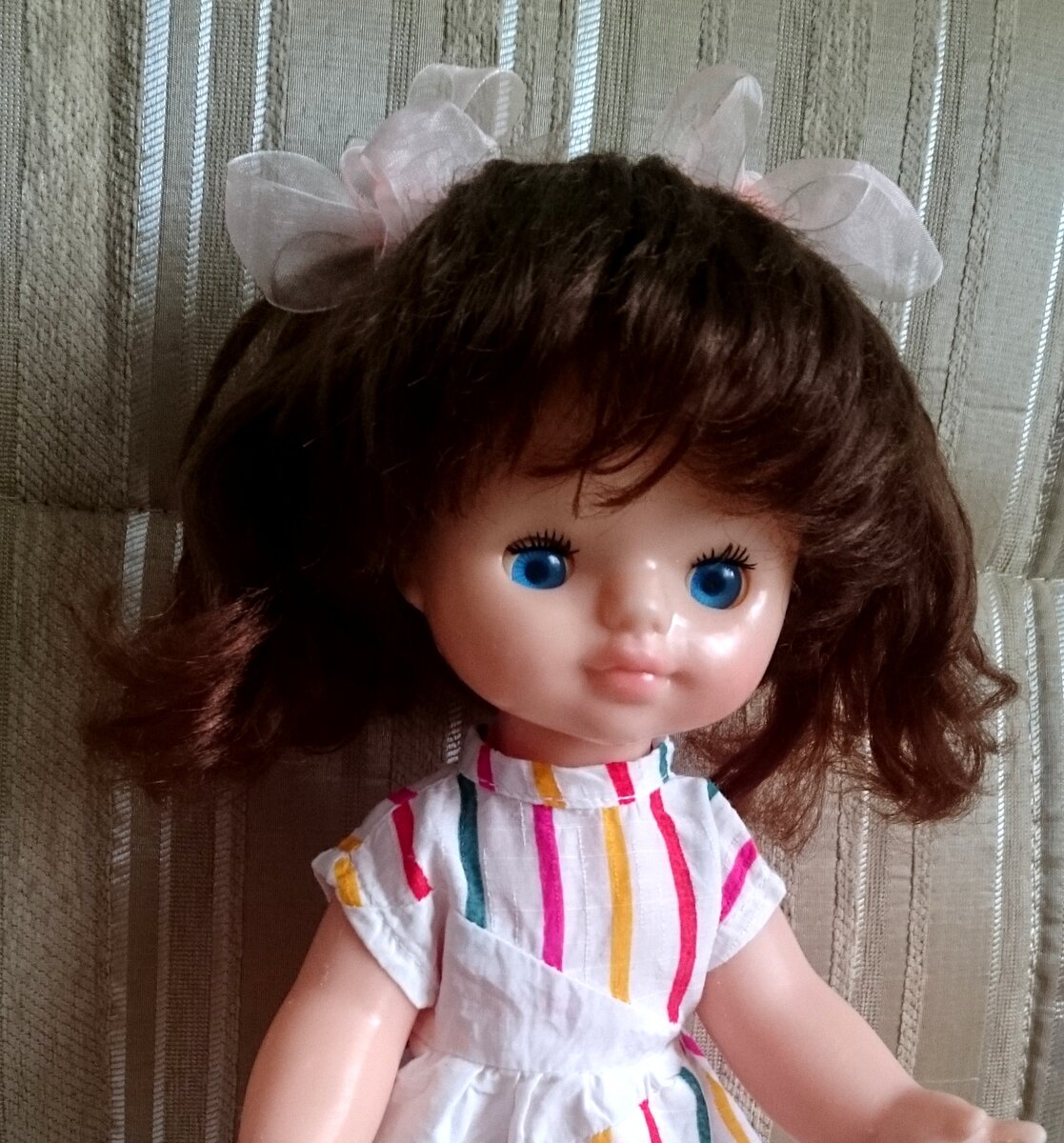 Фото автора. Кукла СССР. Ворошиловград. Танюша.