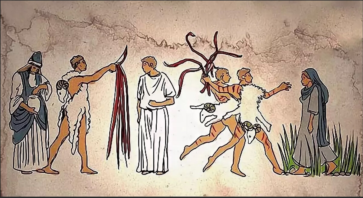 Луперкалии в Древнем Риме - развлечение с элементами BDSM некоторые считают праобразом Дня Святого Валентина.