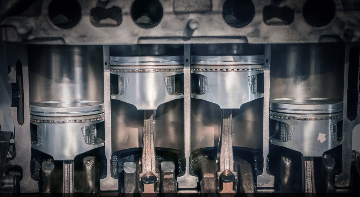 Цилиндро поршневая группа в разрезе