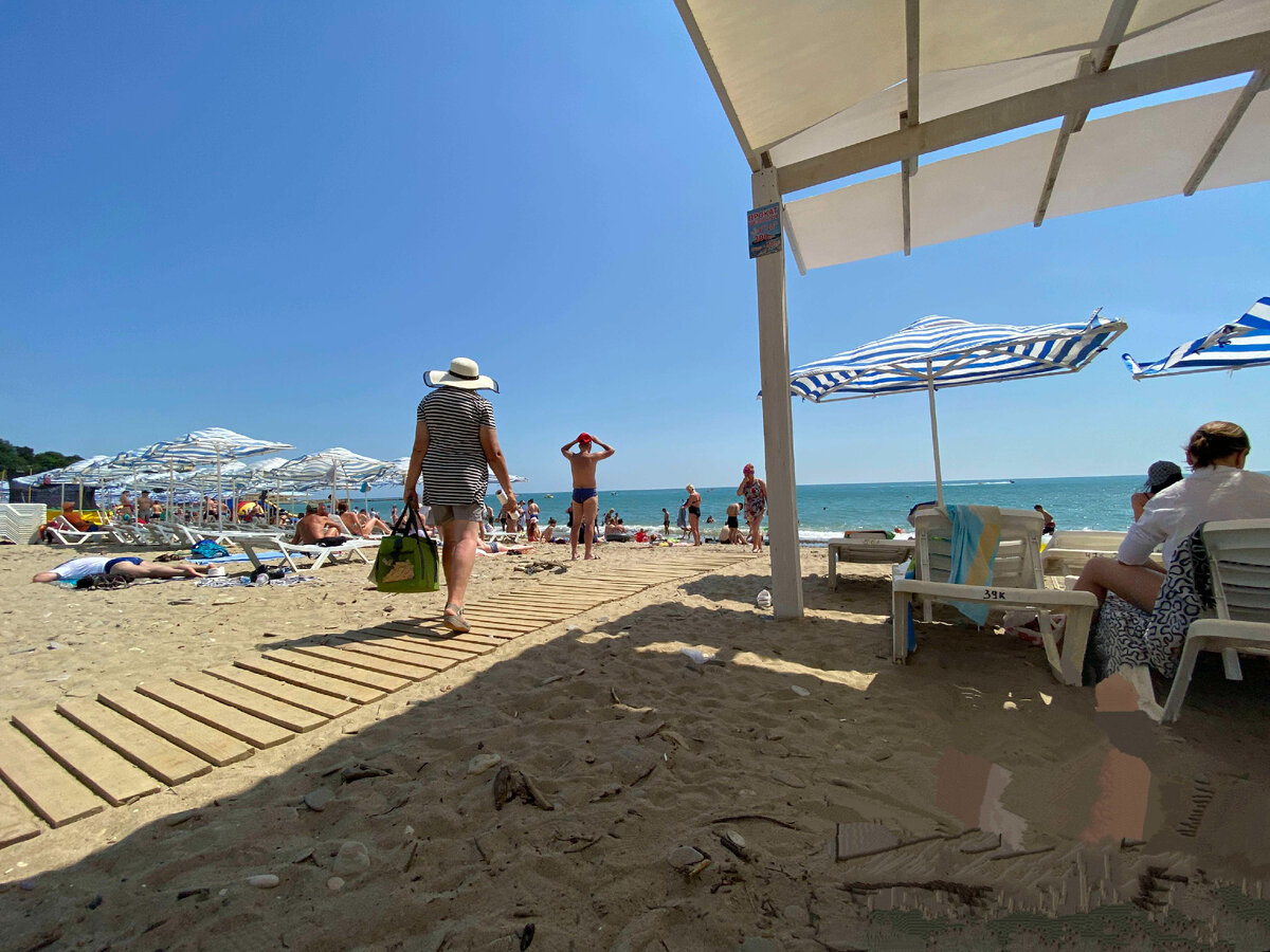 Джубга пляж июнь 2021 