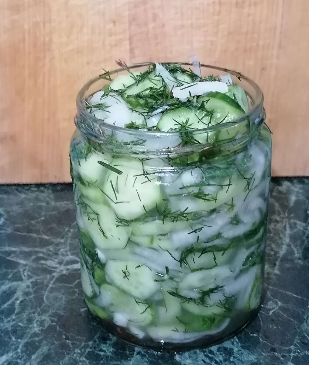 Салат из Огурцов Зимний Король — очень Вкусный Рецепт без Стерилизации (Cucumber salad Winter King)
