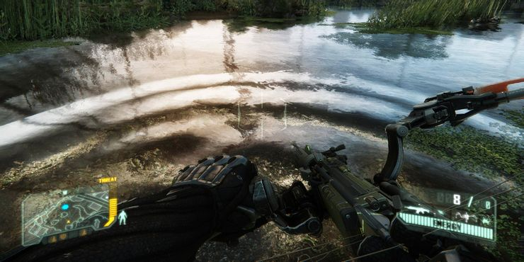 Crysis графика. Crysis 1 Water. Crysis 1 Ultra Graphics. Crysis 3 Water. Вада в крайзис.