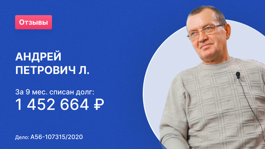 Андрей Петрович Л. (Номер дела: А56-107315/2020)